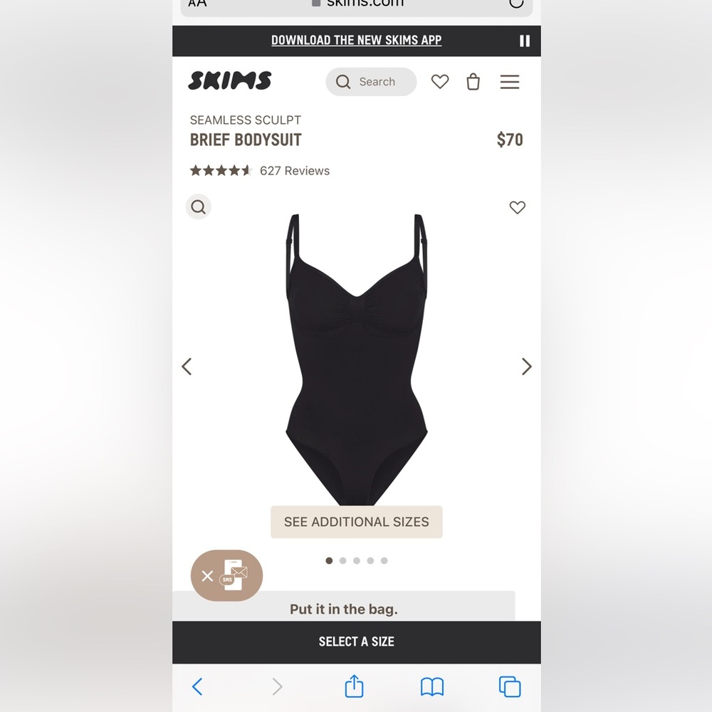 Skims shape wear bodysuit
